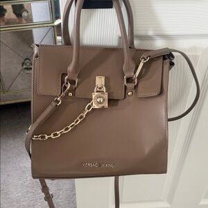 Versace Jeans Collection Tan Satchel